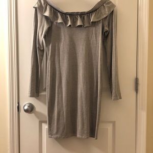 A black/white bodycon